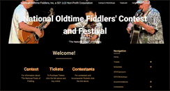 Desktop Screenshot of fiddlecontest.org